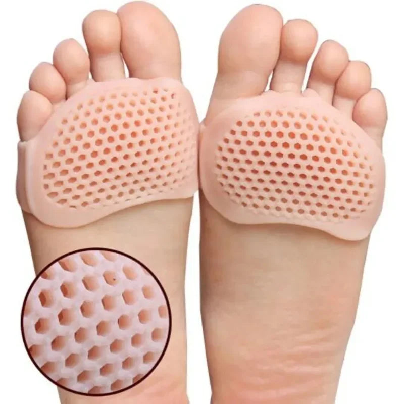 Orto almofadas - Almofadas metatarsais de silicone, separador de dedos dos pés, alívio da dor, almofadas ortopédicas