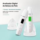 TotalSkin Scan - Testador de pele facial, analisador digital de umidade, monitor de óleo.