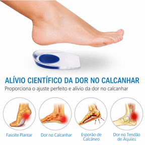 Passo Conforto -  par de palmilhas de gel de silicone
