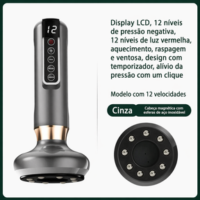Massageador Elétrico - Anticelulite com Ventosa a Vácuo, Massagem Terapêutica para Beleza