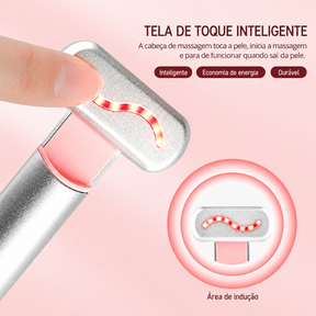 LiftWave Pro - Dispositivo de beleza para massagem facial 4 em 1 com terapia de luz vermelha