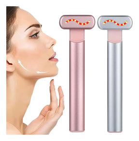 LiftWave Pro - Dispositivo de beleza para massagem facial 4 em 1 com terapia de luz vermelha