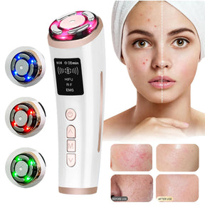 Massagem Facial - Microcorrente para Rejuvenescimento da Pele e Antienvelhecimento
