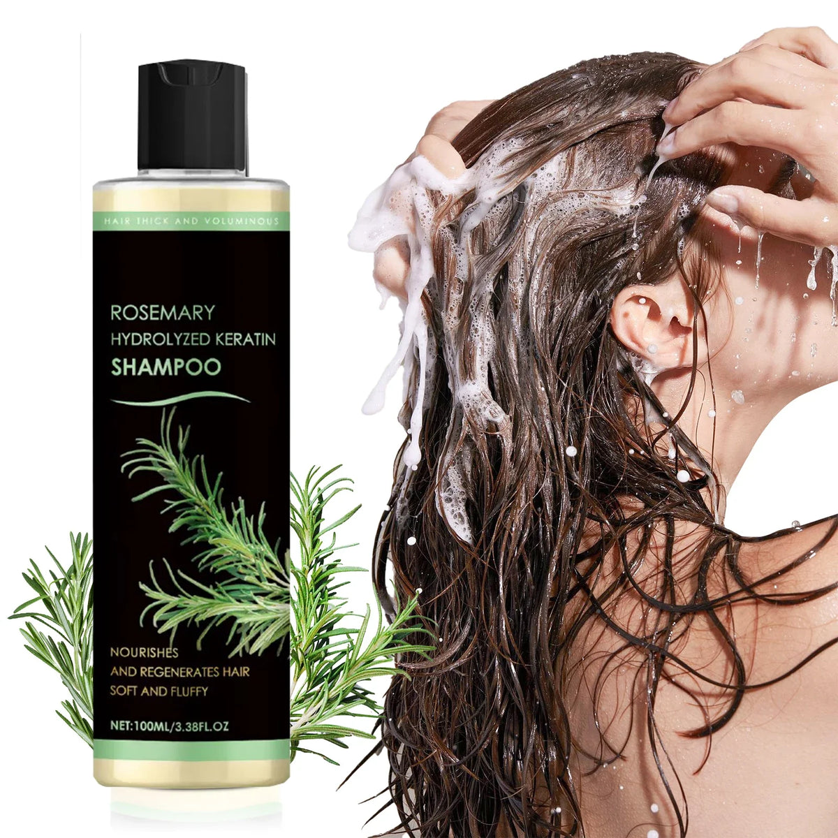 Shampoo de Alecrim para Crescimento Capilar