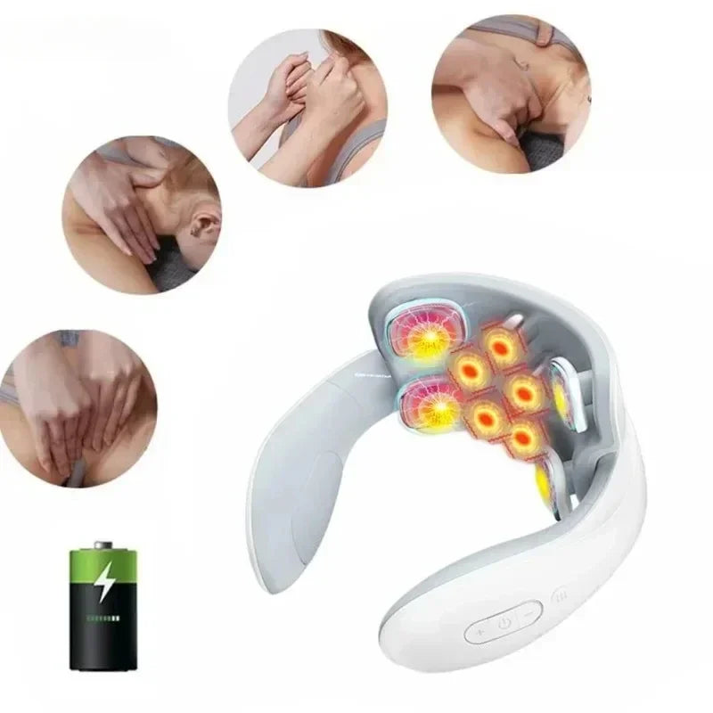 PureSpa Cervical - Massageador de ombro e costas, vértebra, cervical, com aquecimento no vibrador