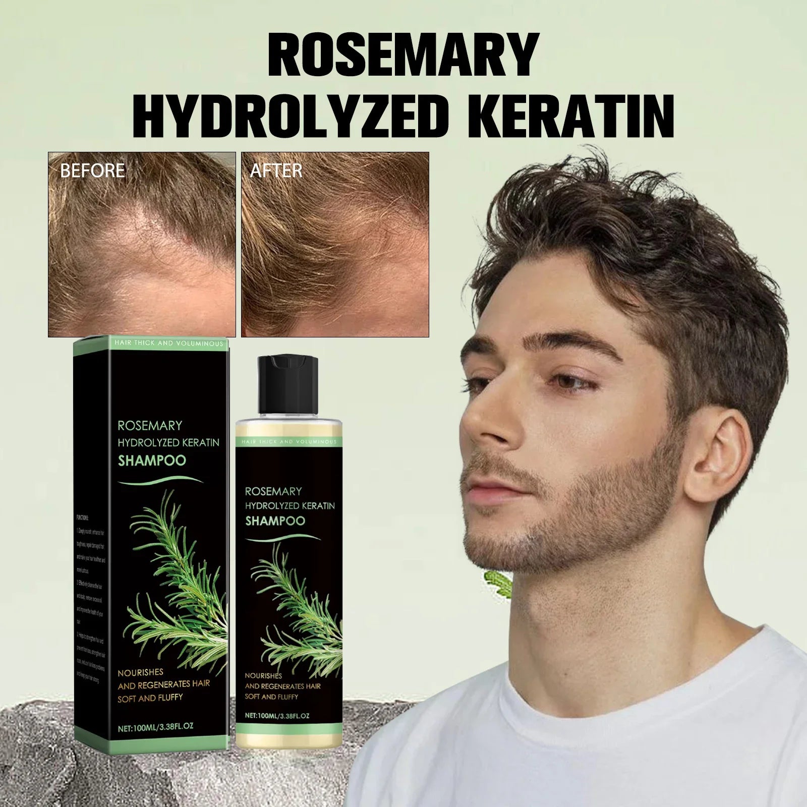 Shampoo de Alecrim para Crescimento Capilar