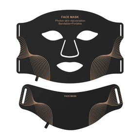 Máscara Facial LED Rejuvenescedora Portátil