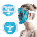 CryoSkin Mask - Máscara facial de gel frio compressa de gelo azul, hidratante com relaxamento, almofada facial