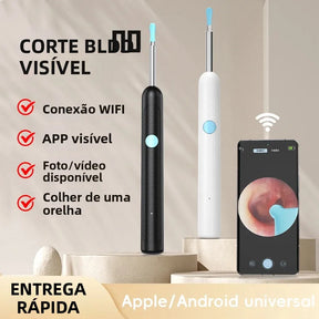 Removedor de Cera de Ouvido com Câmera