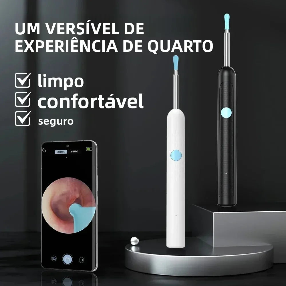 Removedor de Cera de Ouvido com Câmera
