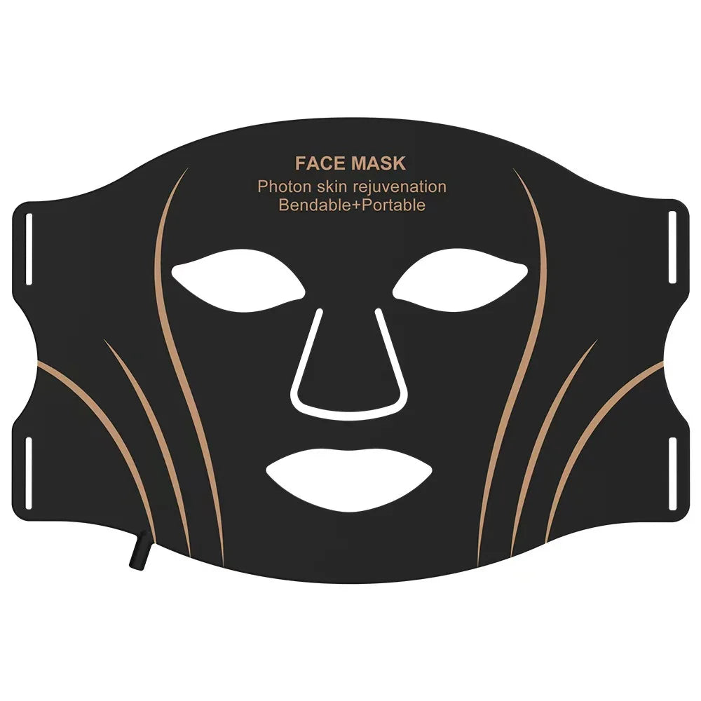 Máscara Facial LED Rejuvenescedora Portátil