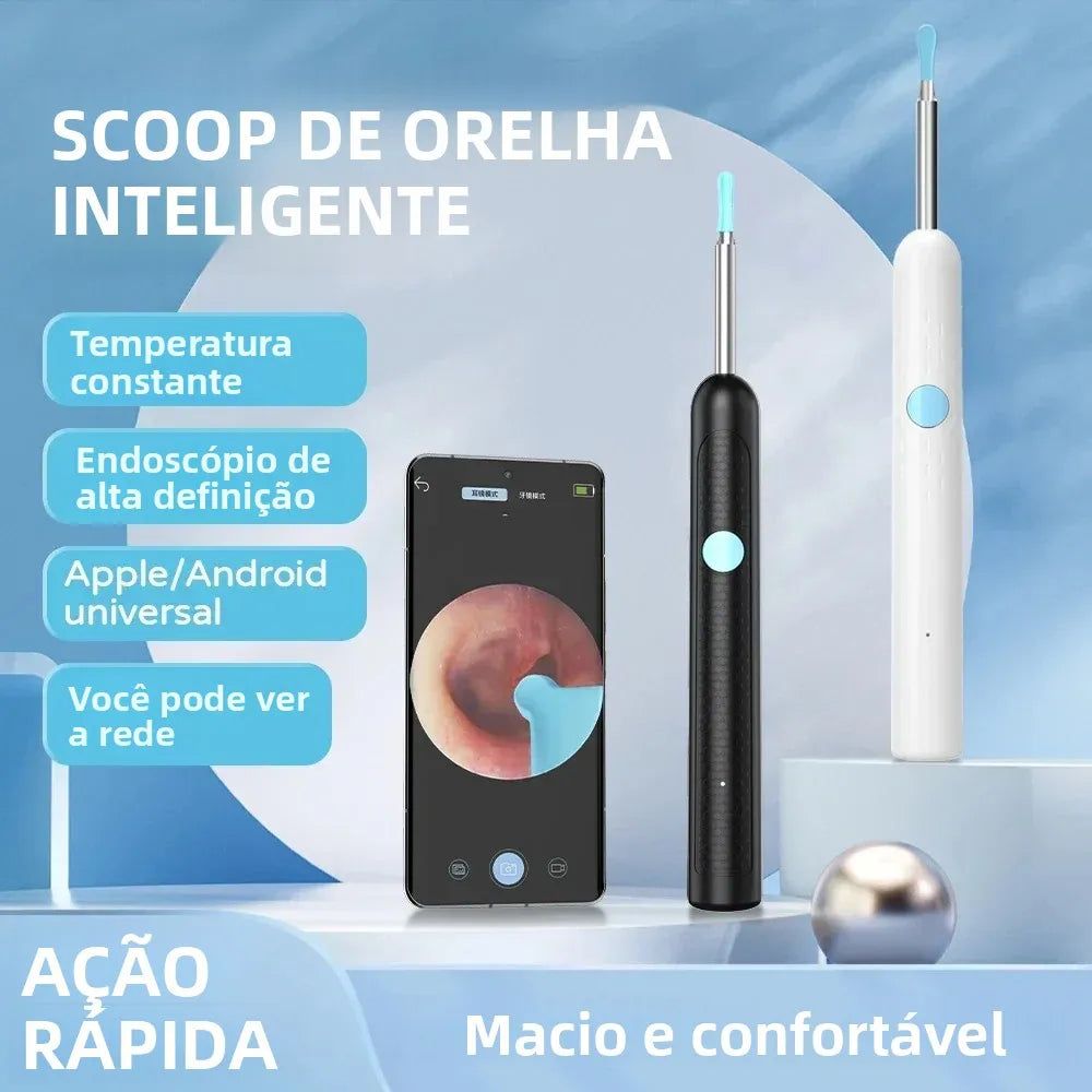 Removedor de Cera de Ouvido com Câmera