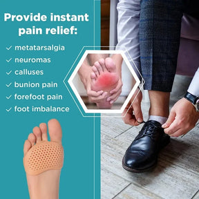 Orto almofadas  - Almofadas metatarsais de silicone, separador de dedos dos pés, alívio da dor, almofadas ortopédicas