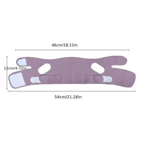 FaceSleep Pro -Faixa de lifting facial noturno com fibra de grafeno