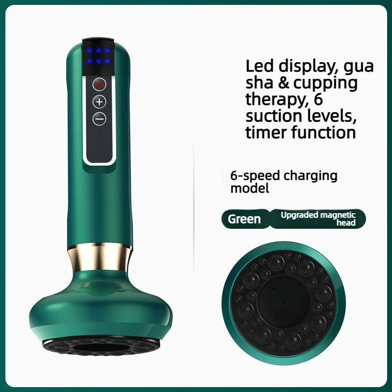 Massageador Elétrico - Anticelulite com Ventosa a Vácuo, Massagem Terapêutica para Beleza