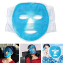 CryoSkin Mask - Máscara facial de gel frio compressa de gelo azul, hidratante com relaxamento, almofada facial