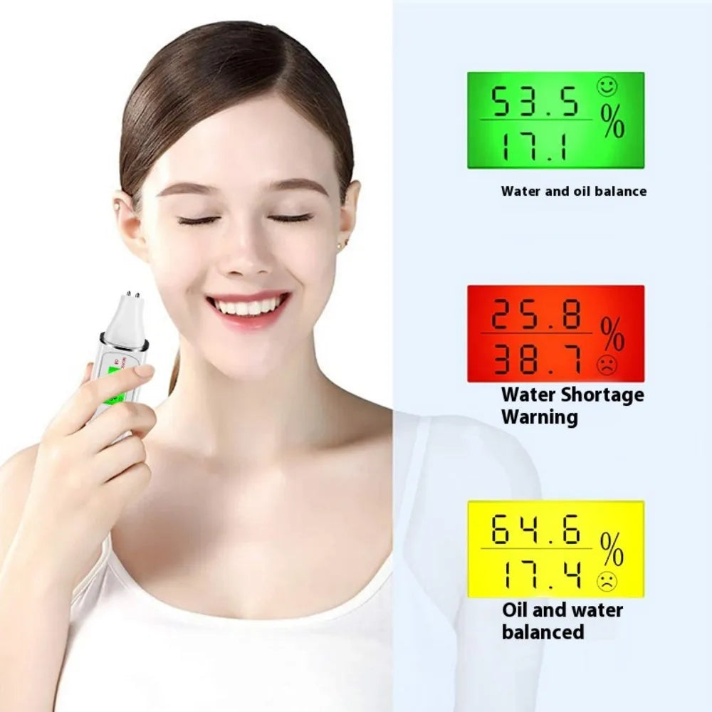 TotalSkin Scan - Testador de pele facial, analisador digital de umidade, monitor de óleo.