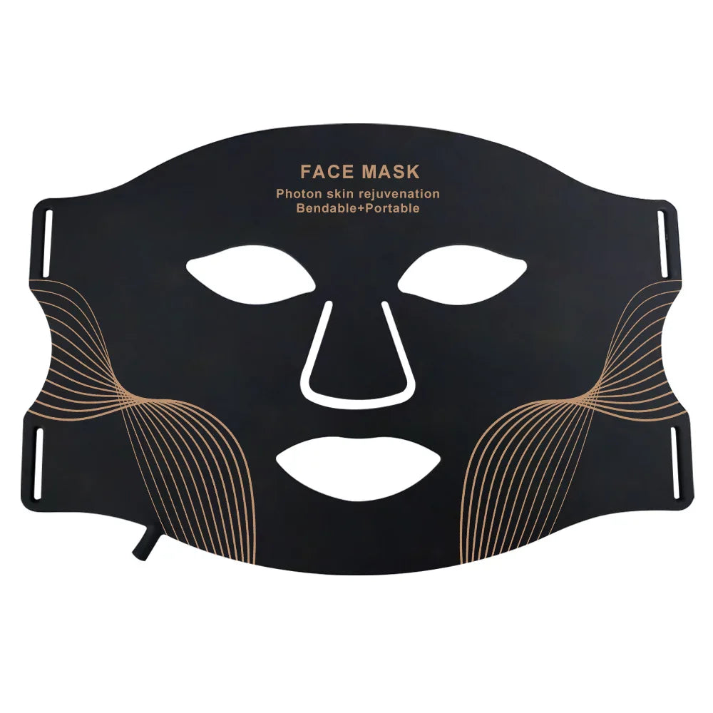 Máscara Facial LED Rejuvenescedora Portátil