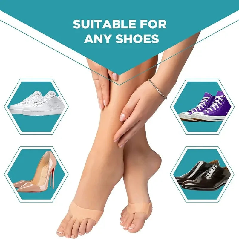 Orto almofadas  - Almofadas metatarsais de silicone, separador de dedos dos pés, alívio da dor, almofadas ortopédicas