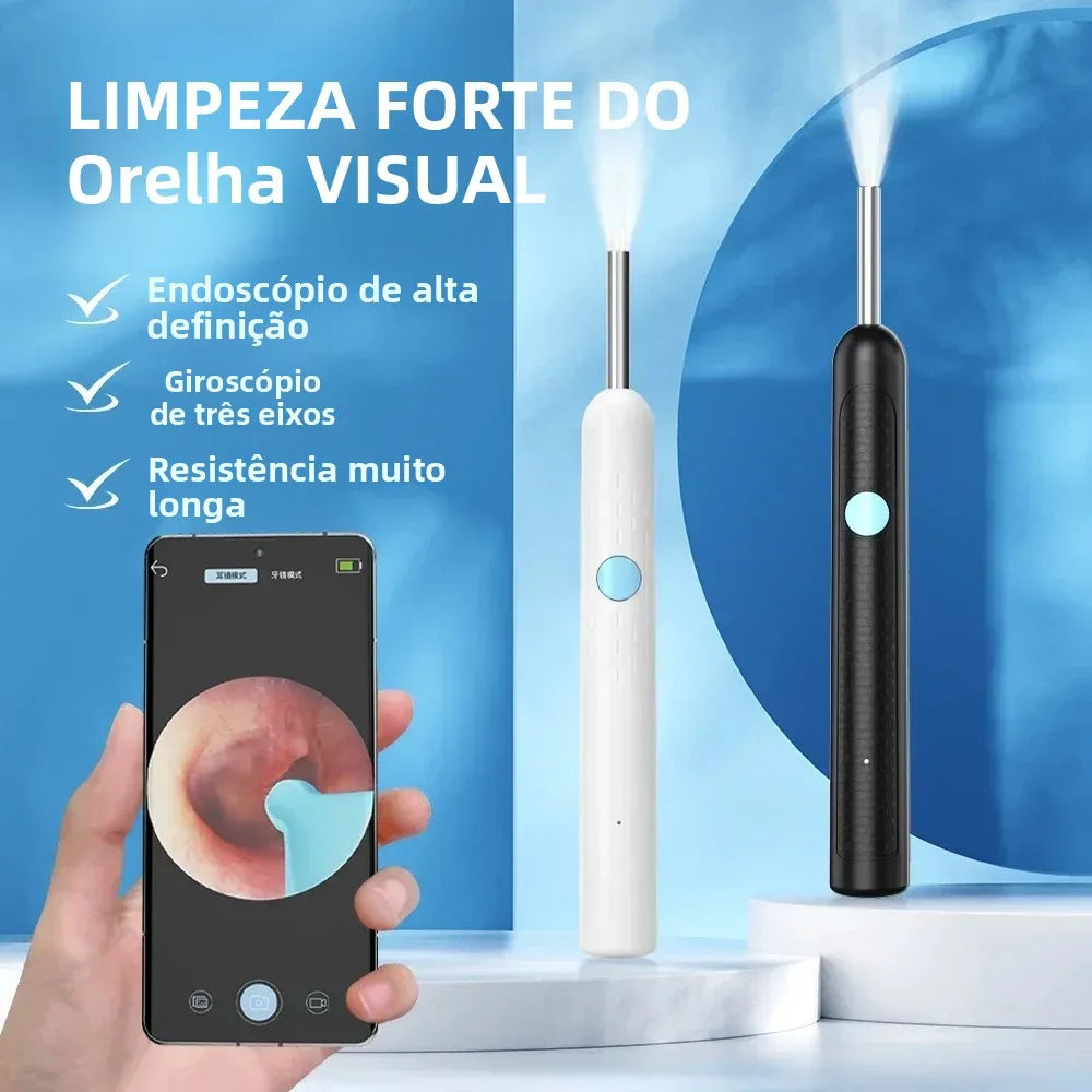 Removedor de Cera de Ouvido com Câmera