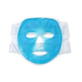 CryoSkin Mask - Máscara facial de gel frio compressa de gelo azul, hidratante com relaxamento, almofada facial